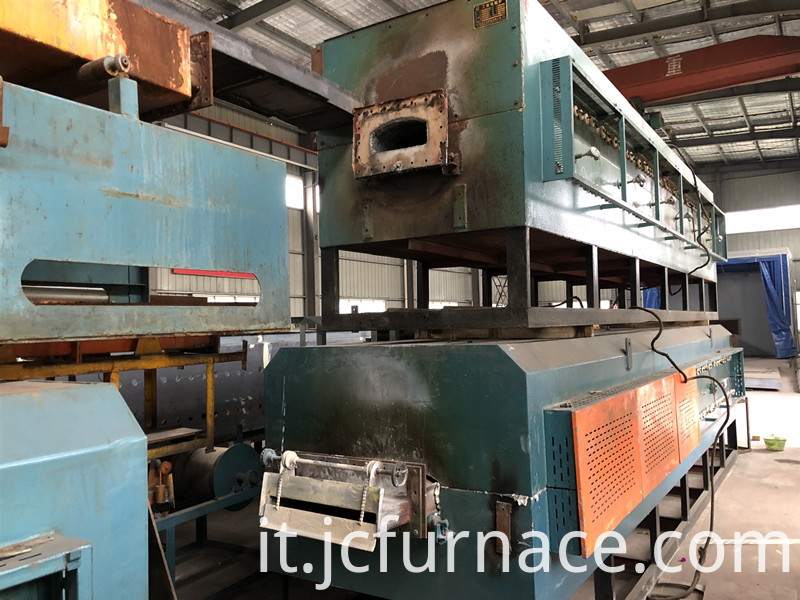 Forno di ricottura a nastro netto Trasformazione del riciclaggio Net belt annealing furnace Recycling transformation